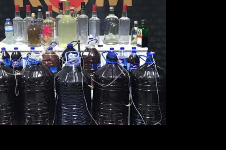 231 litre sahte içki ele geçirildi