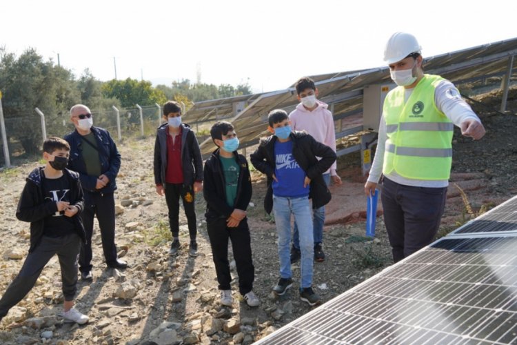 Bursa Kestel Belediyesi, Güneş Enerji Santrali'nin kapılarını öğrencilere açtı