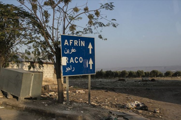 Afrin'de araçla bombalı saldırı engellendi