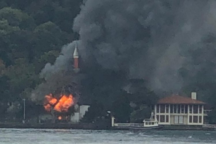 İşte Vaniköy Camii yangınının çıkış nedeniyle ilgili itfaiye raporu
