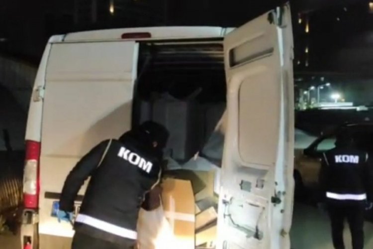 Bursa'da 750 bin adet doldurulmuş makaron ele geçirildi