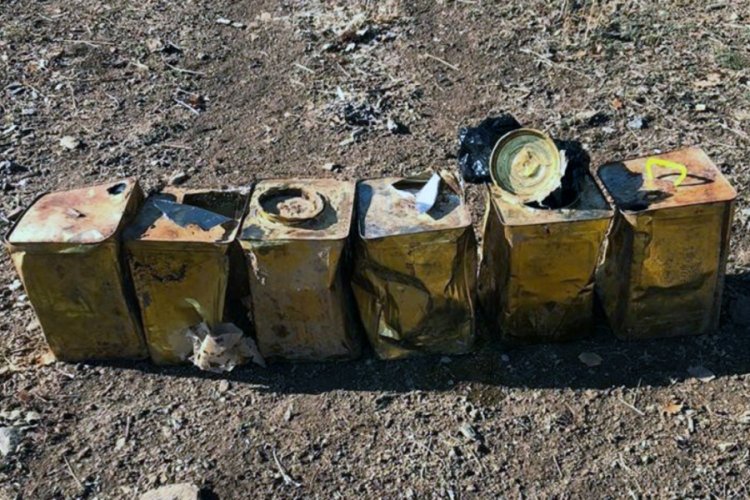 El Bab'da 25 kilo el yapımı patlayıcı ele geçirildi