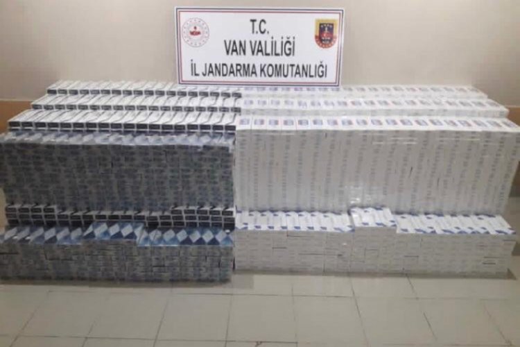 38 bin 750 paket kaçak sigara ele geçirildi