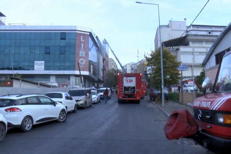 Tekstil atölyesinde yangın