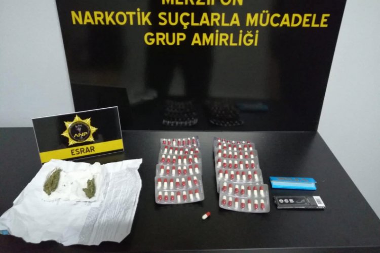 Şüphe üzerine durdurulan araçtaki 3 kişi gözaltına alındı