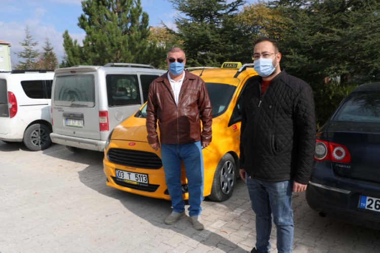 Taksiciden şehit ailelerine ücretsiz hizmet