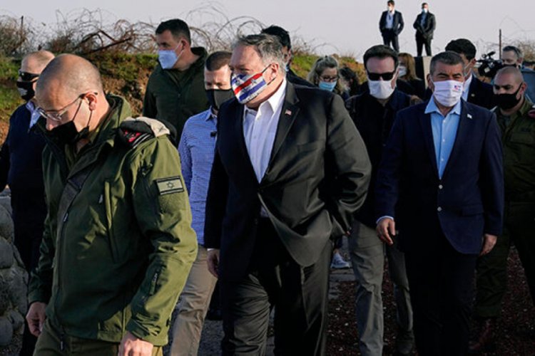 ABD Dışişleri Bakanı Pompeo'dan işgal altındaki Golan Tepeleri'ne ziyaret
