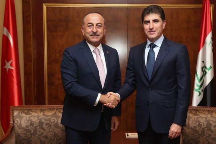 Bakan Çavuşoğlu, IKBY Başkanı Barzani'yle telefonda görüştü