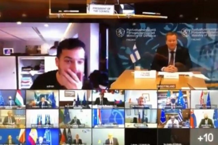 Hollandalı gazeteci AB Savunma Bakanları Zoom toplantısına sızdı!
