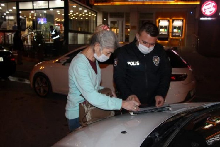 Sokağa çıkma kısıtlamasına uymayan kadın: ''Kısıtlamadan haberim yok''