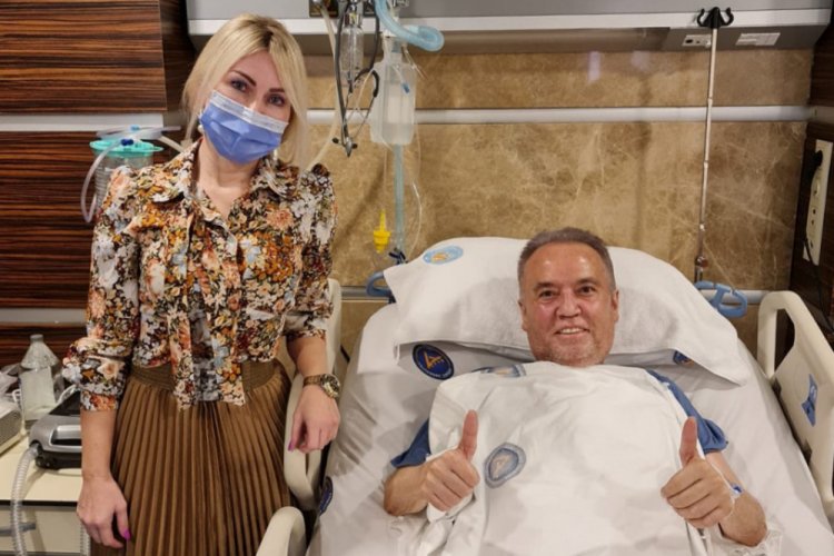 Başkan Böcek'ten 105 gün sonra ilk görüntü