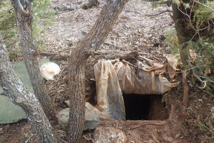 PKK'lı teröristlerin kullandığı sığınak imha edildi