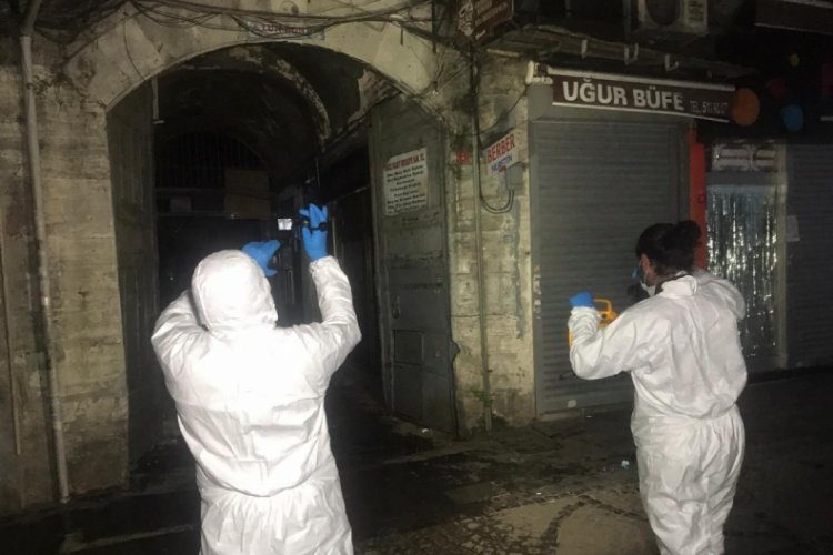 Han bekçisi çıkan yangında hayatını kaybetti