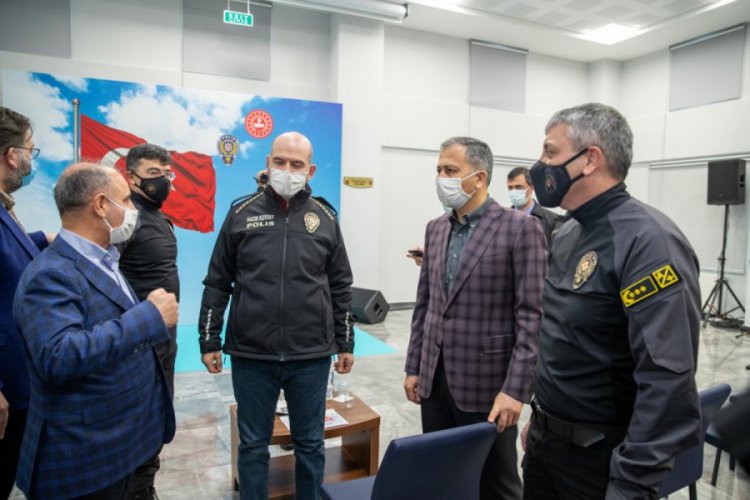 Bakan Soylu, İstanbul Takviye Kuvvet Müdürlüğü'nü ziyaret etti