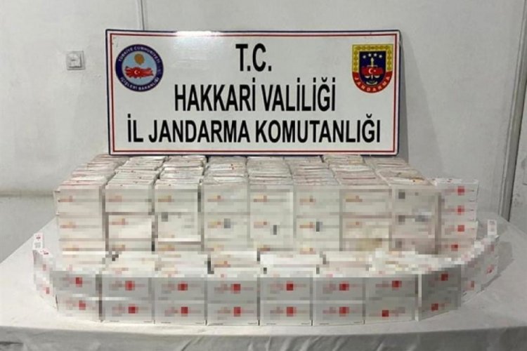 Şemdinli'de araç içinde kaçak tıbbi ilaç ele geçirildi