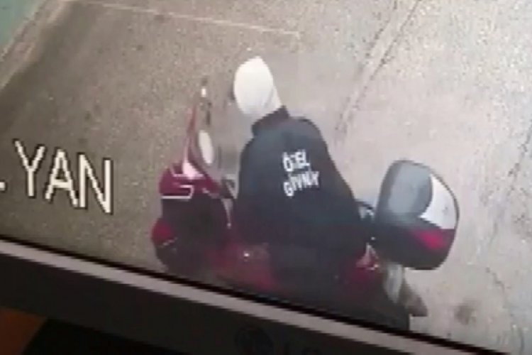 Bursa'da ikinci defa motoru çalınan kurye isyan etti! O anlar kamerada