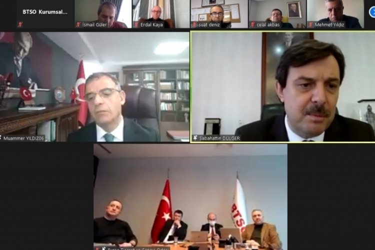 Bursa'da online eğitim toplantısı