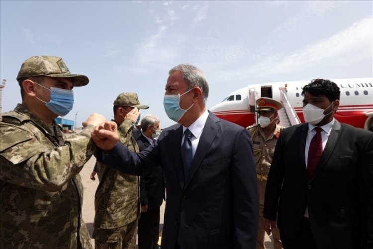 Bakan Akar, Libya Genelkurmay Başkanı El Haddad ile görüştü
