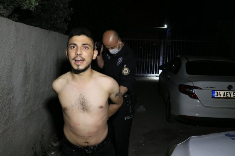 'Dur' ihtarına uymayıp kaçtı, yakalanınca 'Polis benim baş tacım' dedi