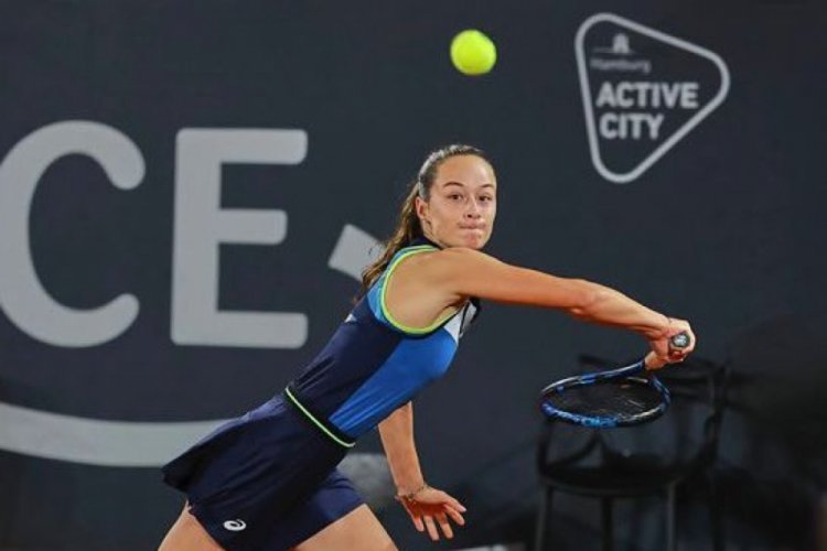 Milli tenisçi Zeynep Sönmez ilk kez bir WTA turnuvasında finale