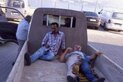 Kamyonet kasasında hasta nakli