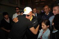 Mustafa Topaloğlu'na davullu karşılama