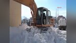 Yağan karı kamyonlarla şehir dışına taşıdılar