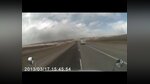 Rüzgardan devrilen TIR