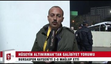 Hüseyin Altınırmak’tan galibiyet yorumu