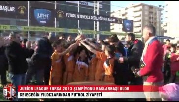 Junior League Bursa 2013 şampiyonu Bağlarbaşıspor