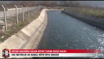 İçinden dere geçen köyde tarım susuz kaldı - ÖZEL HABER