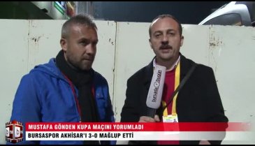 Mustafa Gönden kupa maçını yorumladı