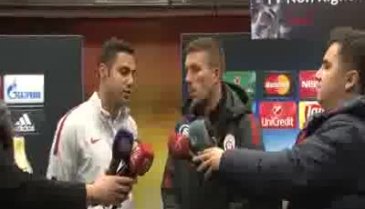 Galatasaylı Lukas Podolski maç sonu konuştu