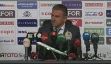 Bursaspor Teknik Direktörü Hamzaoğlu'nun açıklamaları