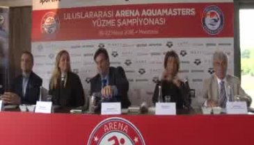 Uluslararası Arena Aquamasters Yüzme Şampiyonası'nın basın toplantısı yapıldı