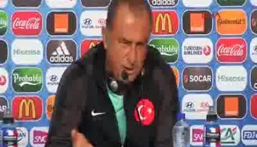 Türkiye Futbol Direktörü Fatih Terim'in açıklamaları