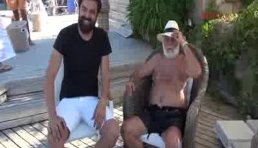 Rolü kaptı, Bodrum'a tatile geldi