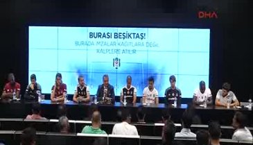 Beşiktaş Kulübü 8 yeni transfer için imza töreni düzenledi