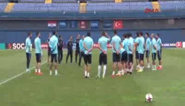 A Milli Futbol Takımı, Hırvatistan maçına hazır