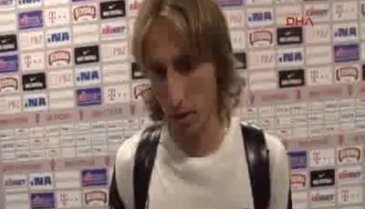 Luka Modric: Bence oynadığımız oyun ile çok daha fazlasını hak etmiştik