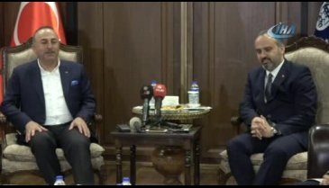Dışişleri Bakanı Çavuşoğlu, Bursa'da konuştu