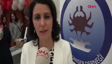 Bursa'da kanser hastalarına Bedia Akartürk morali