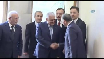 Başbakan Yıldırım Devlet Bahçeli'yi ziyaret etti