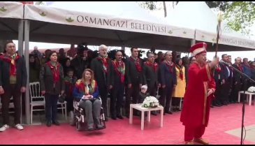 Bursa'da Diriliş oyuncularıyla fetih coşkusu izdihamı! - 2