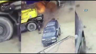 Boş yakıt deposu böyle patladı: 1 ölü, 2 yaralı