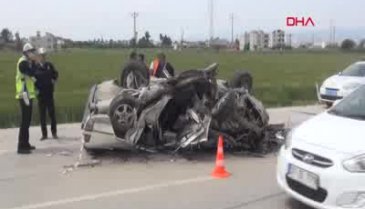 Hatay'da feci kaza: 1 kişi öldü, 2 kişi yaralandı