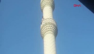 Bursa'da pompalı tüfekle minareye çıktı, ateş açtı