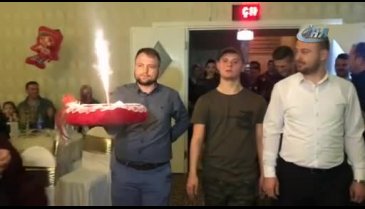 Bursa'da down sendromlu gence asker eğlencesi yapıldı