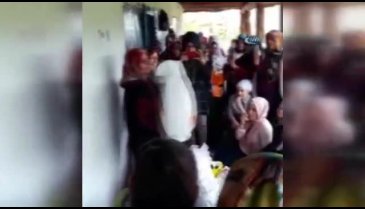 Düğün evinde balkon çöktü