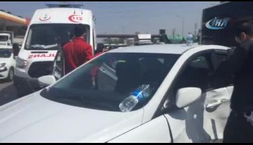 Bursa'da çarptığı aracın sürücüsünü yaralı vaziyette bırakıp kaçtı!